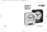 TFA Radio-Controlled Alarm Clock with Digital Alarm Setting COMBO Manuale utente