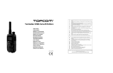 Topcom Twintalker 9500 Airsoft Edition Manuale del proprietario