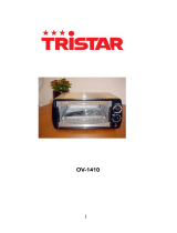 Tristar Oven 10 ltr stainless steel Istruzioni per l'uso