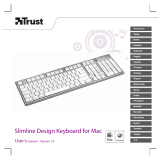 Trust Slimline Aluminium Keyboard for Mac IT Manuale utente