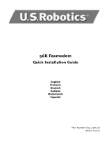 US Robotics 56K SERIAL CONTROLLER FAXMODEM Manuale del proprietario