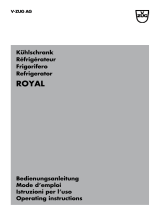 V-ZUG Royal Operating Instructions Manual
