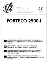 V2 Elettronica V2 Forteco 2500-I Manuale del proprietario