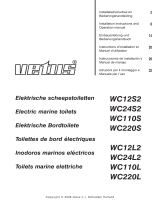 Vetus Electric marine toilet type WCS Manuale del proprietario