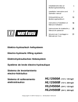 Vetus HL12500A, HL12500B, HL24500A, HL24500B Istruzioni per l'uso