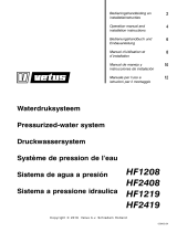 Vetus Pressurized water system type HF Guida d'installazione