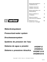 Vetus Pressurized water system type HYDRF Guida d'installazione