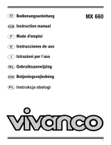 Vivanco MX 660 Manuale utente