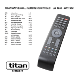 Vivanco TITAN UR 1300 - DEVICE BRAND CODE LIST Manuale del proprietario