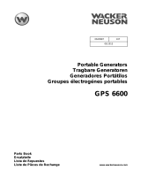Wacker Neuson GPS6600 Parts Manual