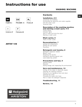 Hotpoint-Ariston ARTXF 149 (EU) Manuale del proprietario