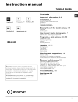 Indesit IDCA 835 B (EU) Manuale del proprietario