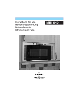 Whirlpool MBI 540 S Manuale del proprietario