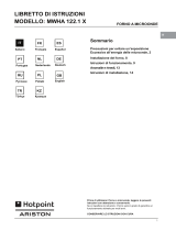 Hotpoint MWHA 122.1 X Manuale del proprietario