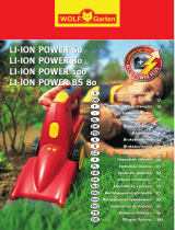 Wolf Garten Li-Ion Power 80 Manuale utente