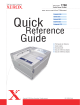 Xerox Phaser 7750 Manuale del proprietario