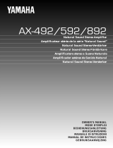 Yamaha AX-892 Manuale del proprietario