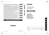 Yamaha BD-A1040 Aventage Manuale del proprietario