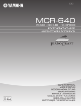 Yamaha MCR-640 Manuale del proprietario