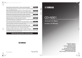 Yamaha CD-N301 Black Manuale utente