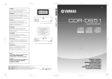 Yamaha CDR-D651 Manuale del proprietario