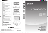 Yamaha CDR-HD1500 Manuale del proprietario