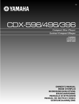 Yamaha CDX-496 Manuale del proprietario