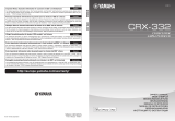 Yamaha CRX-332 Silver Manuale utente