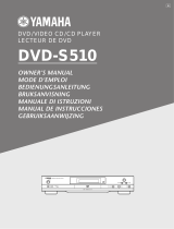 Yamaha DVD-S510 Manuale del proprietario