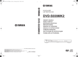 Yamaha DVD-S559MK Manuale del proprietario
