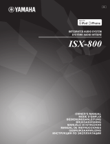 Yamaha ISX-800 Restio Manuale del proprietario