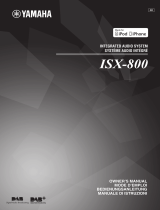 Yamaha ISX-800 Manuale del proprietario
