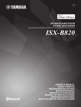 Yamaha ISX-B820 White Manuale utente