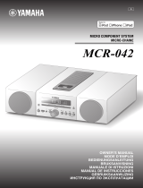 Yamaha MCR-042 White Manuale utente