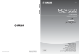 Yamaha MCR-550 Manuale del proprietario