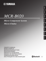 Yamaha MCR-B020 Manuale del proprietario