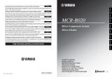 Yamaha MCR-B020 White Manuale utente