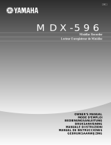 Yamaha MDX-596 Manuale del proprietario