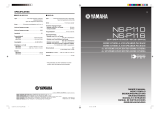 Yamaha NS-P116 Manuale del proprietario
