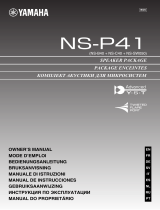 Yamaha NSP41 (6PCS) Manuale del proprietario