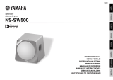 Yamaha NS-SW500 Manuale del proprietario