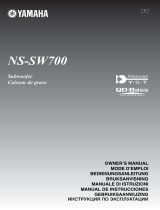 Yamaha NS-SW700 Manuale del proprietario