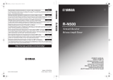 Yamaha R-N500 Black Manuale utente