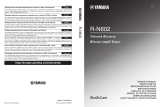 Yamaha R-N602 Black Manuale utente