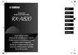 Yamaha RX-A820 Manuale del proprietario