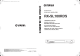 Yamaha RX-SL100 Manuale del proprietario