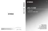 Yamaha RX-V1500 Manuale del proprietario