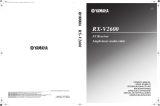 Yamaha RX-V2600 Manuale del proprietario