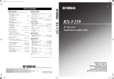 Yamaha RX-V359 Manuale del proprietario