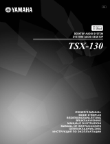 Yamaha TSX-130 Black Manuale utente